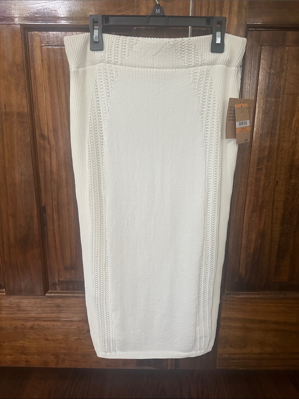 RACHEL Rachel Roy NWT True White Knit Pencil Skirt